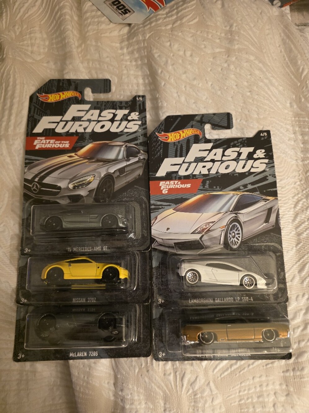2020 Hot Wheels Fast And Furious Walmart Exclusive Complete 5 Car Set
